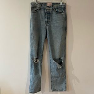Revice Denim straight Leg Ripped Jeans